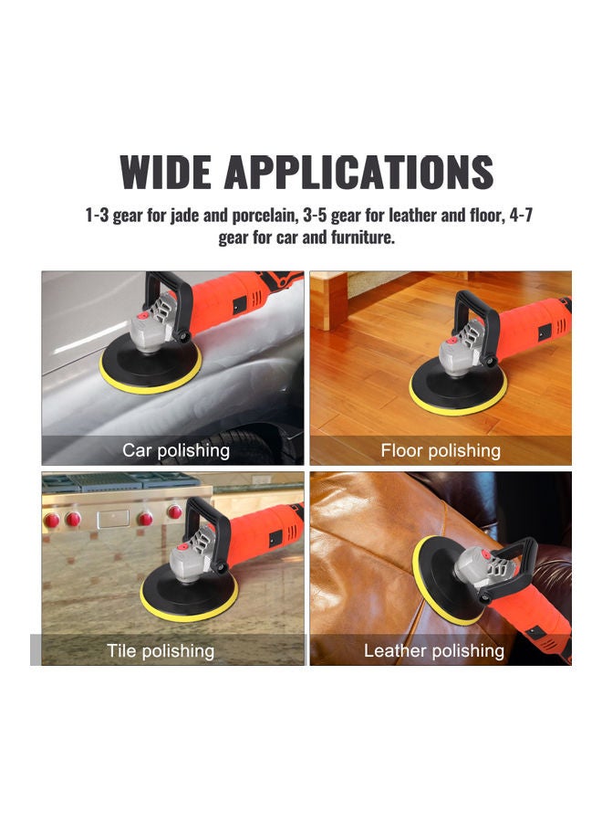 Generic 7-Level Multi-Speed Electric Polisher Multicolour  - Image 5
