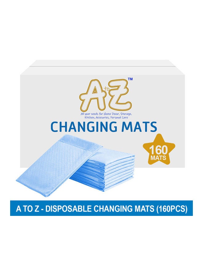 A TO Z Disposable Changing Mats - Pack Of 160 - Blue  - Image 2