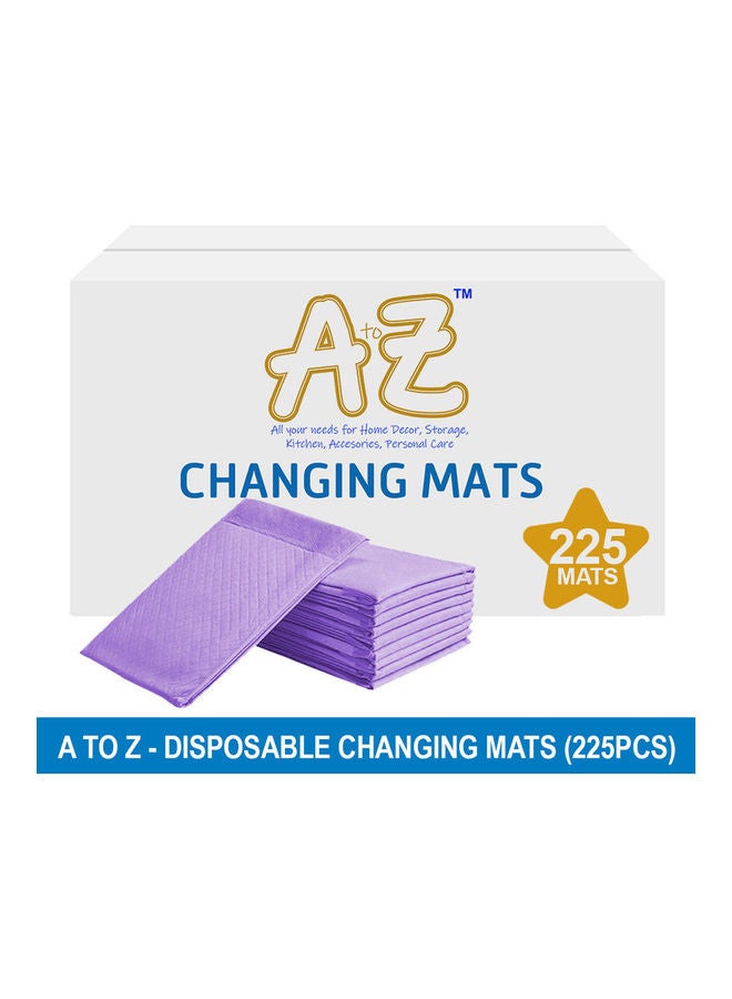 A TO Z Disposable Changing Mats - Pack Of 225 - Lavender - Image 1