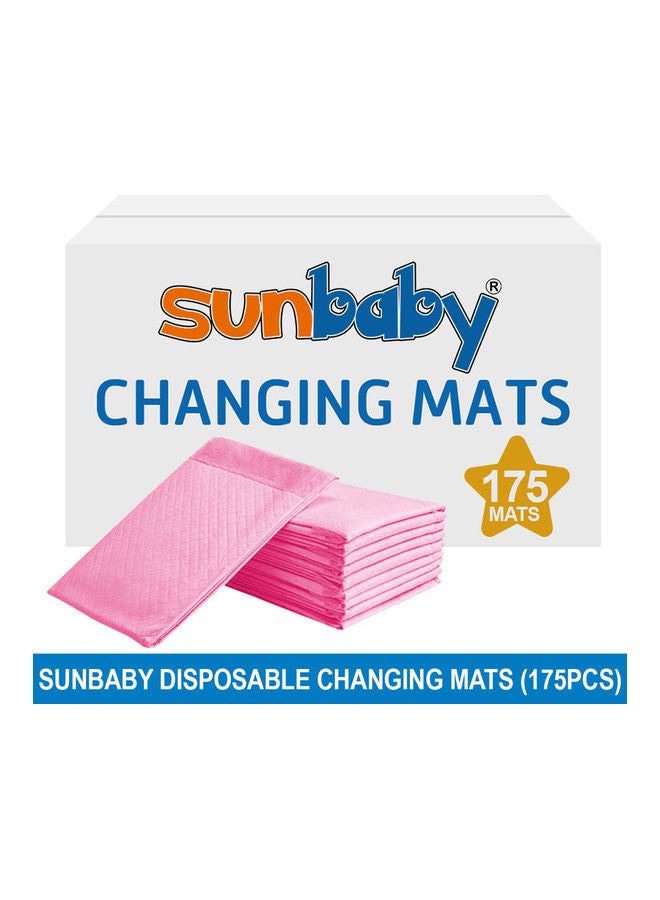 SunBaby Disposable Changing Mats - Pack Of 175 - Pink - Image 2
