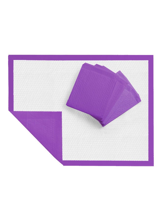 STAR BABiES Disposable Changing Mats - Value Pack Of 50 - Lavender - Image 4
