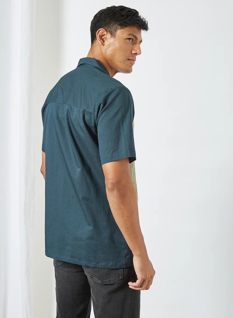 CORD Colourblock Shirt