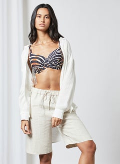 Bluepoint Tiger Print Bikini Top Multicolour  - Image 3