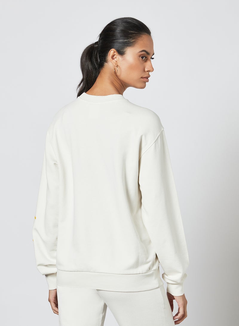 Les Girls Les Boys Logo Sweatshirt White  - Image 2