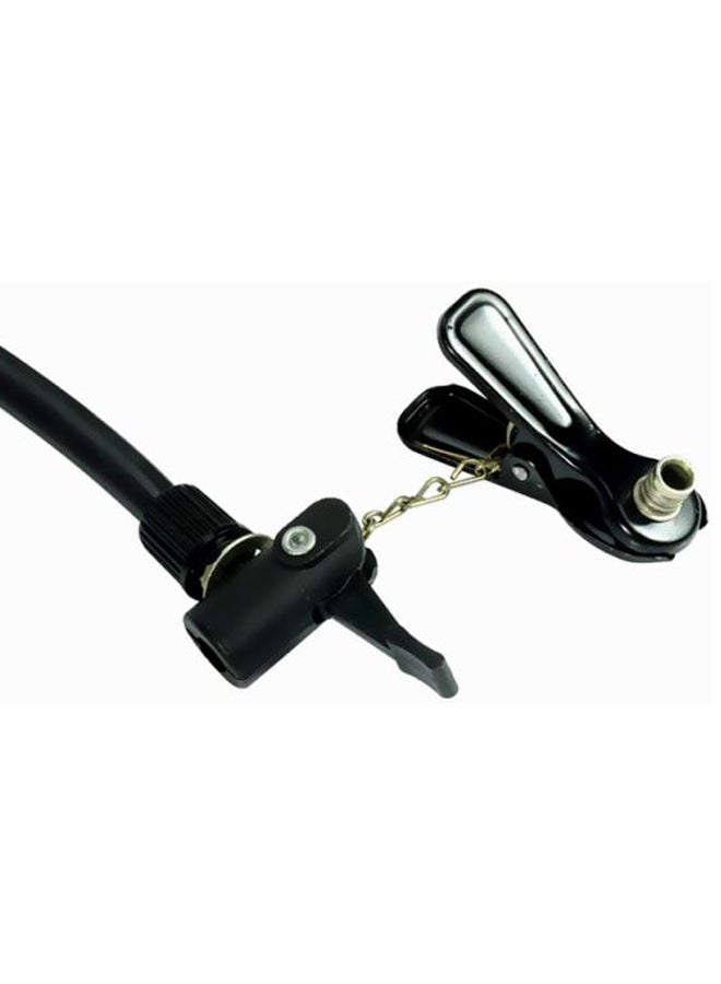 LAWAZIM Multipurpose Heavy Duty Foot Air Pump Red/Black/Silver - Image 4