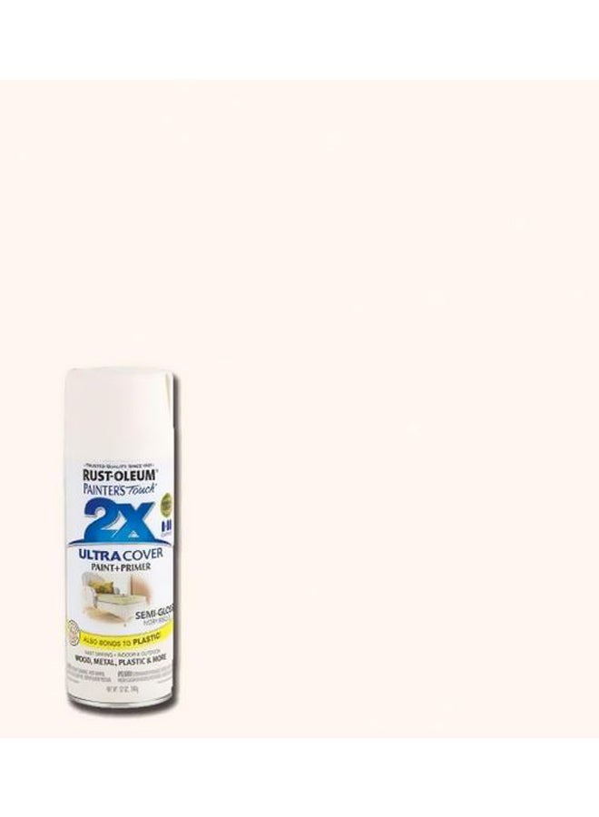 RUST-OLEUM 2X Ultra Cover - Spray Paint Semi-Gloss Ivory Bisque - Image 2