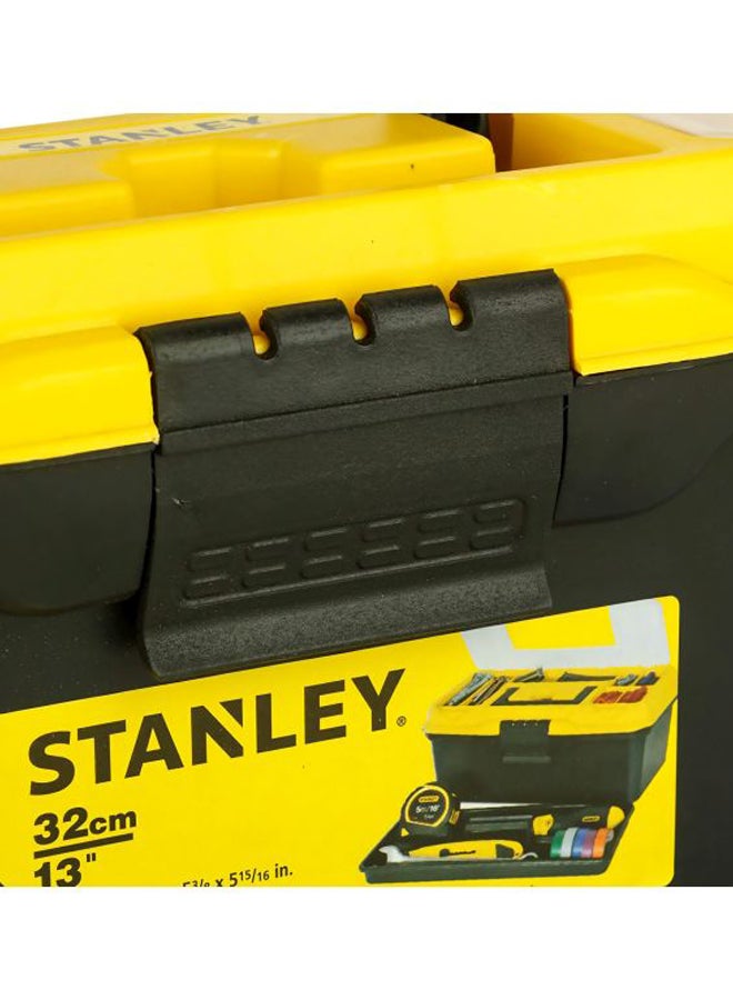 Plastic Tool Box Yellow/Black 16inch