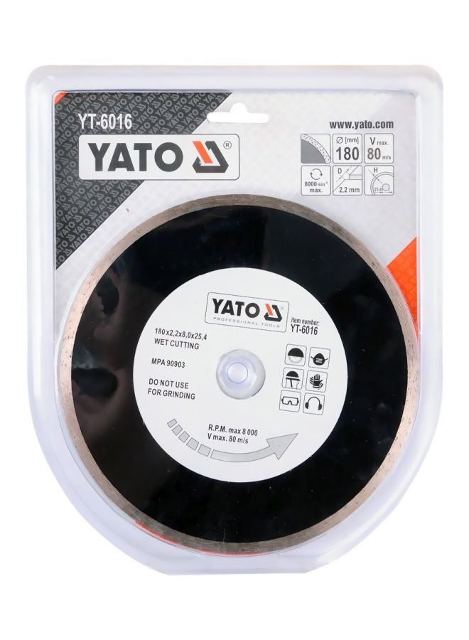 ياتو نصل ألماسي بحافة مستمرة أسود/فضي - Image 2