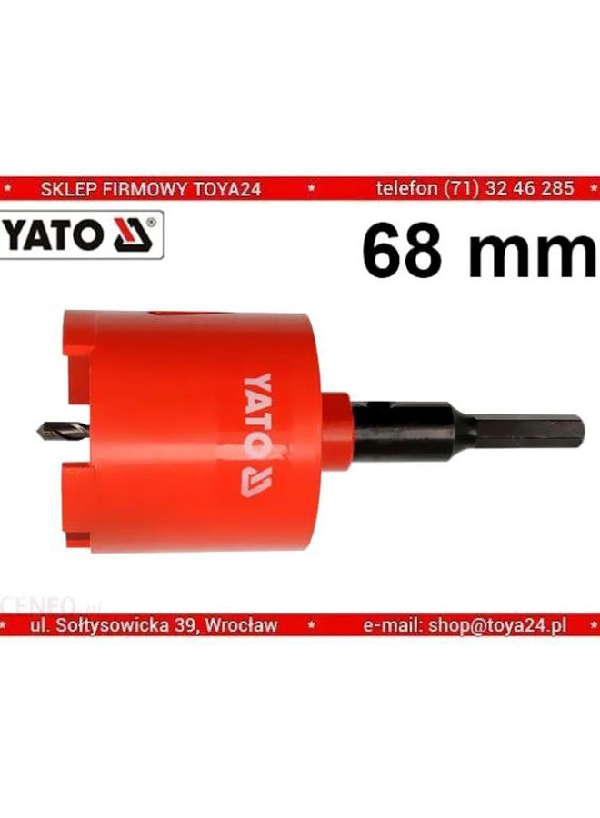 Yato Diamond Core Drill Bit Red/Black - Image 4