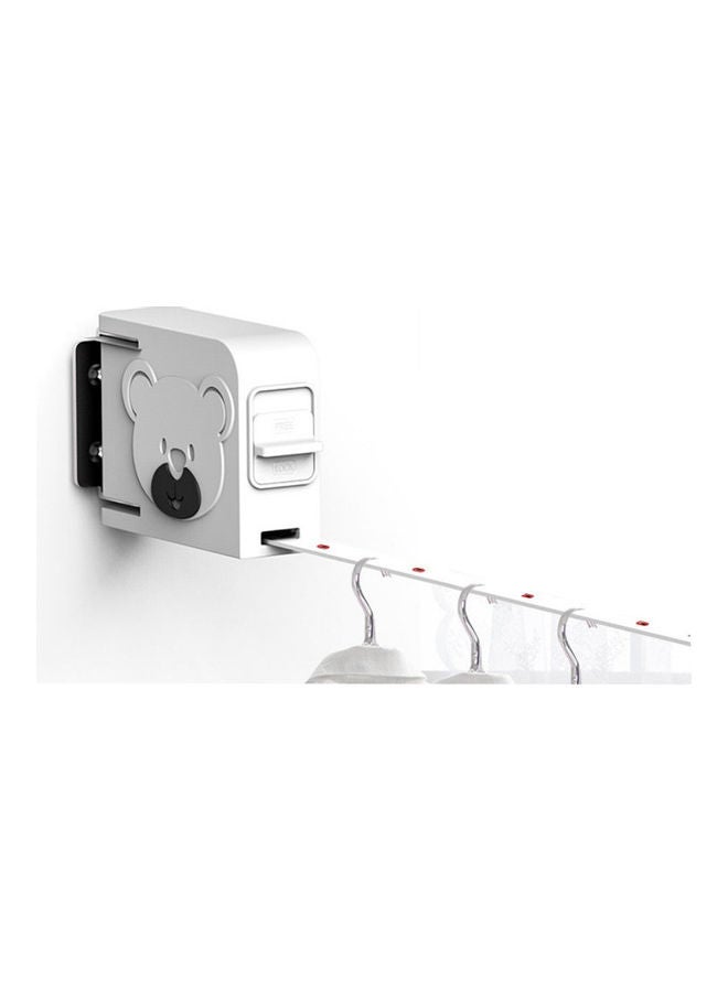 VILILY Indoor Clothesline Rack White  - Image 3