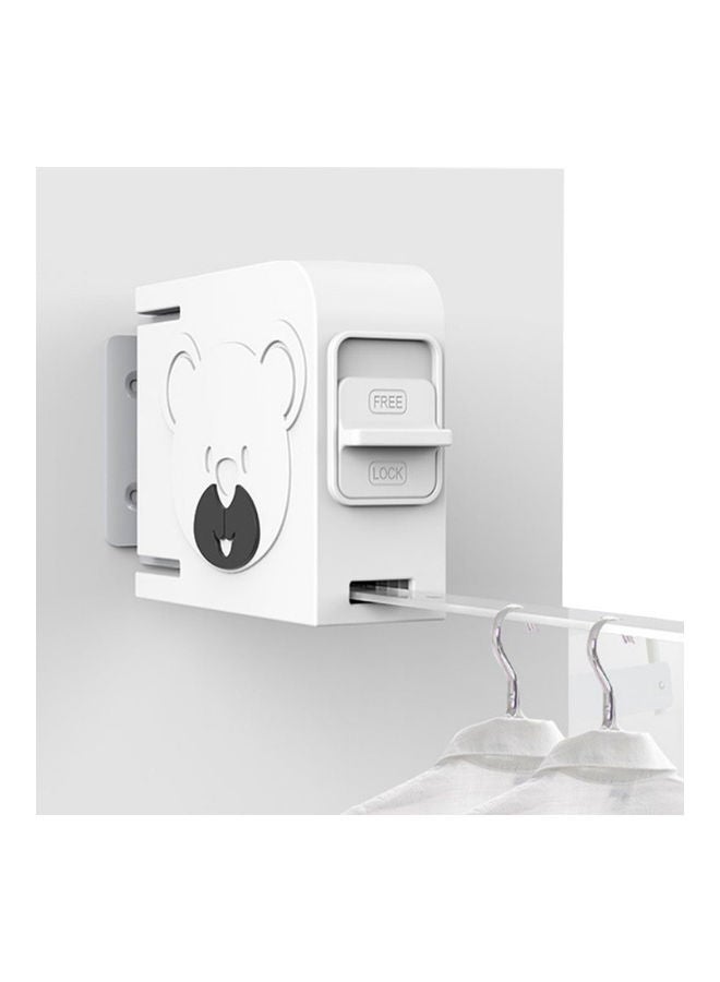 VILILY Indoor Clothesline Rack White  - Image 4