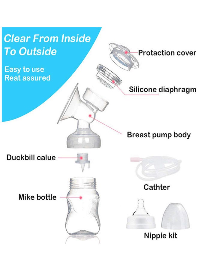 Easy Comfort Electric Breast Pump With Bottle - Image 3