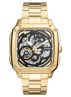FOSSIL Men's Inscription Automatic Watch - 42 mm - Gold  - Image 1