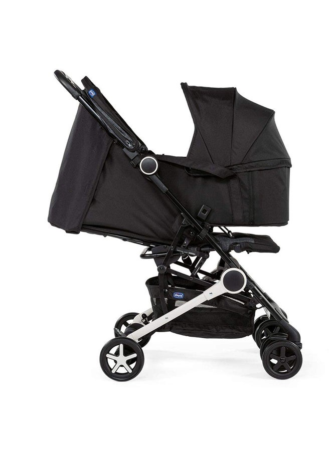 Chicco - Soft Carrycot for Miinimo and Goody Stroller, Jet Black - Image 1