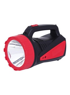 Waterproof Led Search Light With Lead Acid Rechargeable Battery Black/Red 15.6x42.4x20.4cm