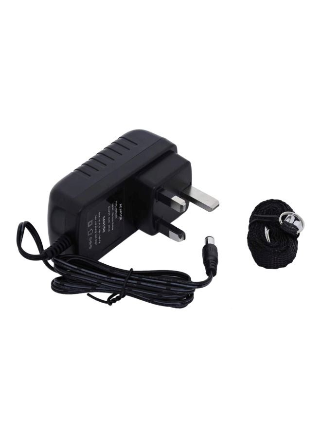GEEPAS - Waterproof Led Search Light With Lead Acid Rechargeable Battery Black/Red 15.6x42.4x20.4cm - Image 1