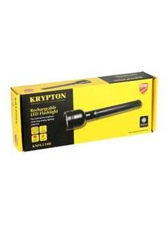 KRYPTON Rechargeable Flash Light For Camping Hiking Trekking Black  - Image 4