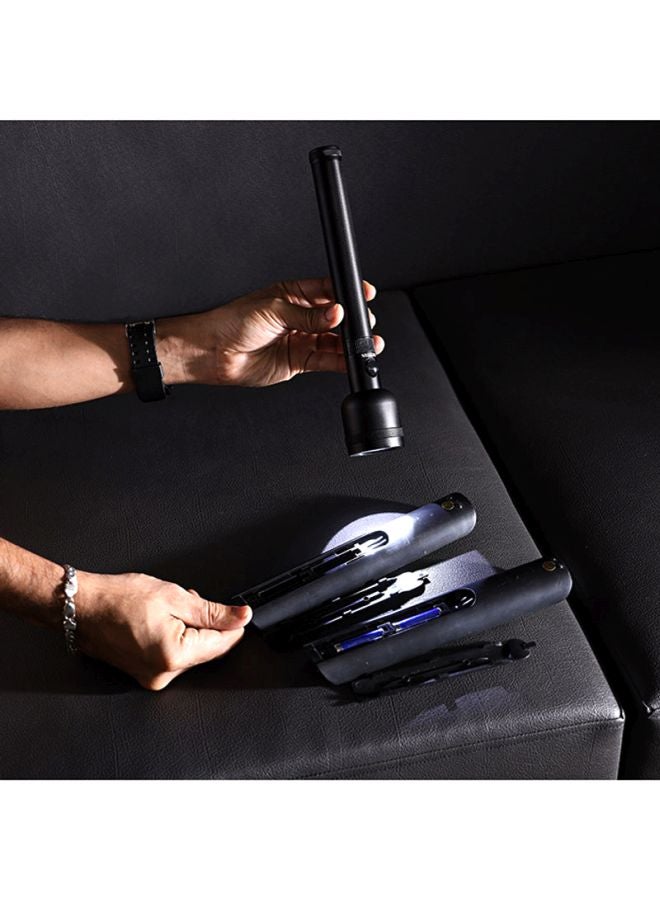 KRYPTON - Rechargeable Flash Light For Camping Hiking Trekking Black - Image 1