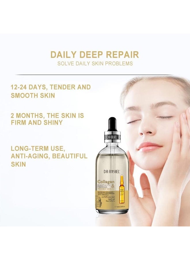 DR. RASHEL - Collagen Elasticity & Firming Primer Serum Gold - Image 1