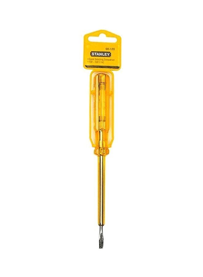 Spark Detecting Screwdriver Yellow/Silver