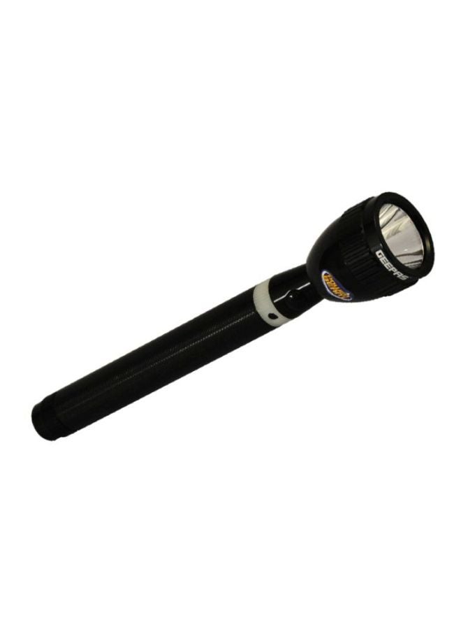GEEPAS Rechargeable LED Flashlight Black/White 287mm - Image 2