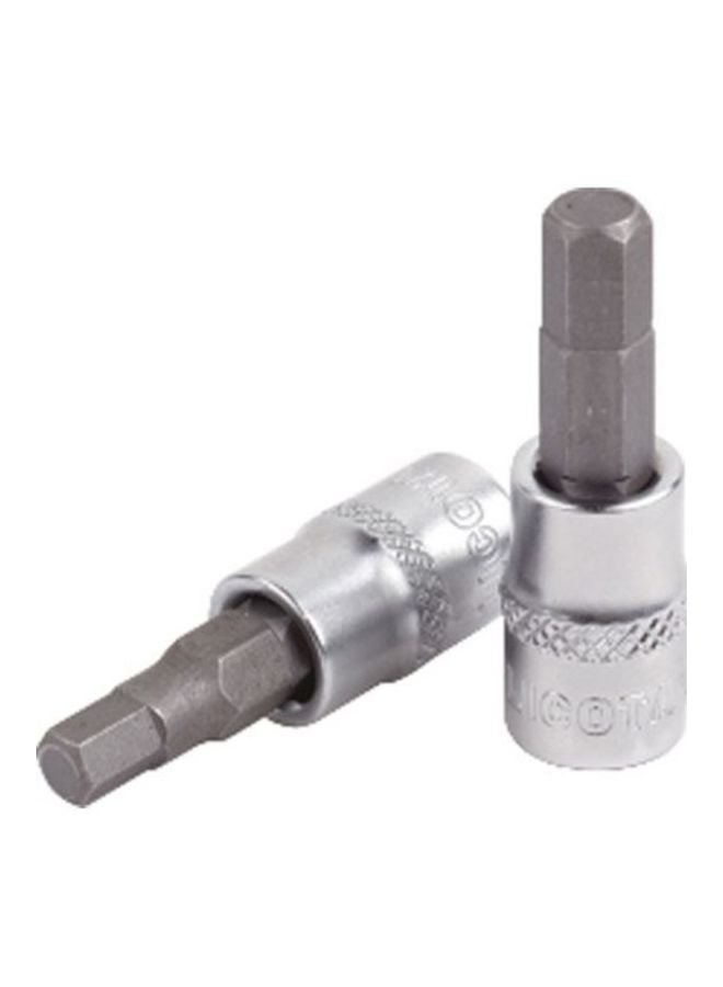 1/2-Inch Drive Torx Socket Silver 3.8x2x2cm