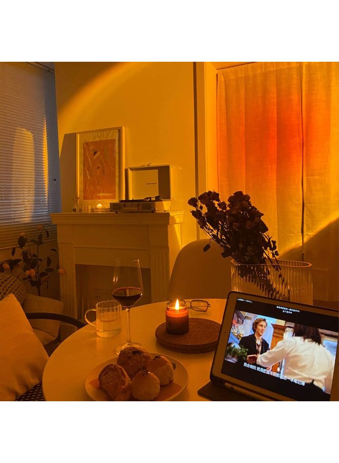 XiuWoo Sunset Lamp Light Projector Yellow/Orange - Image 2