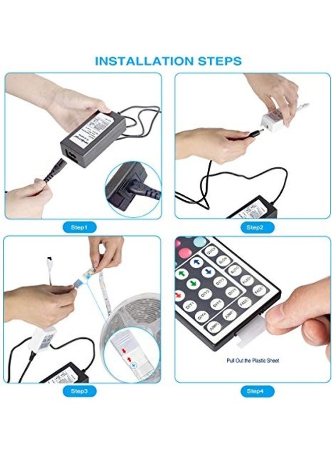 DAYBETTER Waterproof LED Strip Lights Multicolour - Image 3