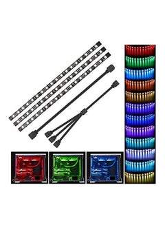 Generic RGB LED PC Strip Lights Multicolour  - Image 1