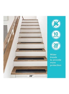 Generic 10-Piece Anti Slip Traction Treads With Glow In Dark Stripe Multicolour  - Image 5