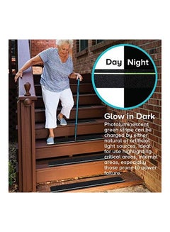 Generic 10-Piece Anti Slip Traction Treads With Glow In Dark Stripe Multicolour  - Image 2