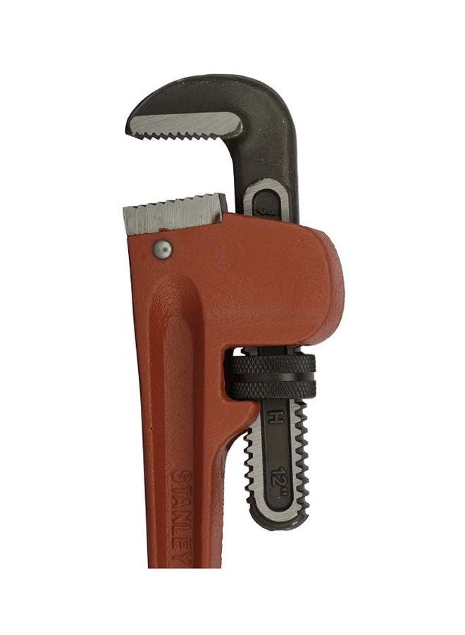 Handheld Pipe Wrench Red/Black 12inch