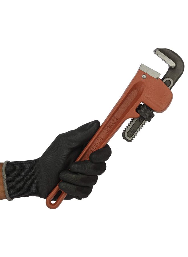 Handheld Pipe Wrench Red/Black 12inch