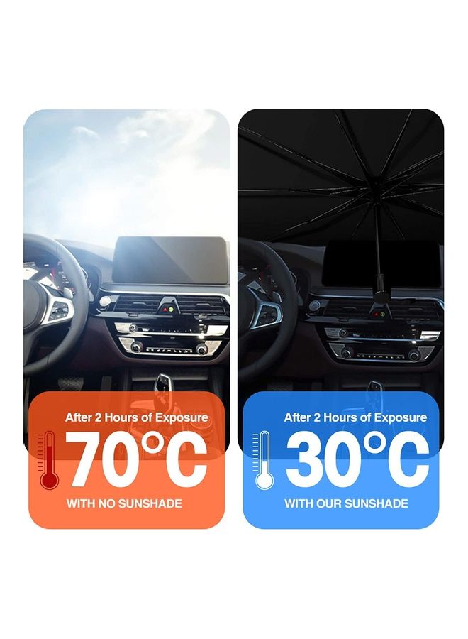 شو وو مظلة شمسية قابلة للطي لزجاج السيارة الأمامي - Image 2