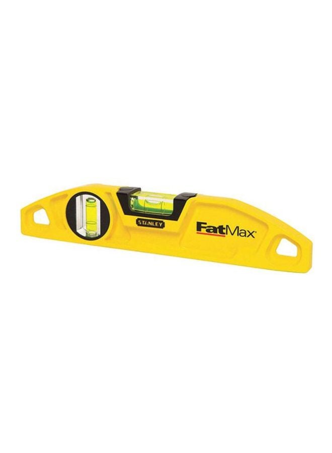 Stanley FatMax Torpedo Level Yellow/Black/Green 9inch  - Image 1