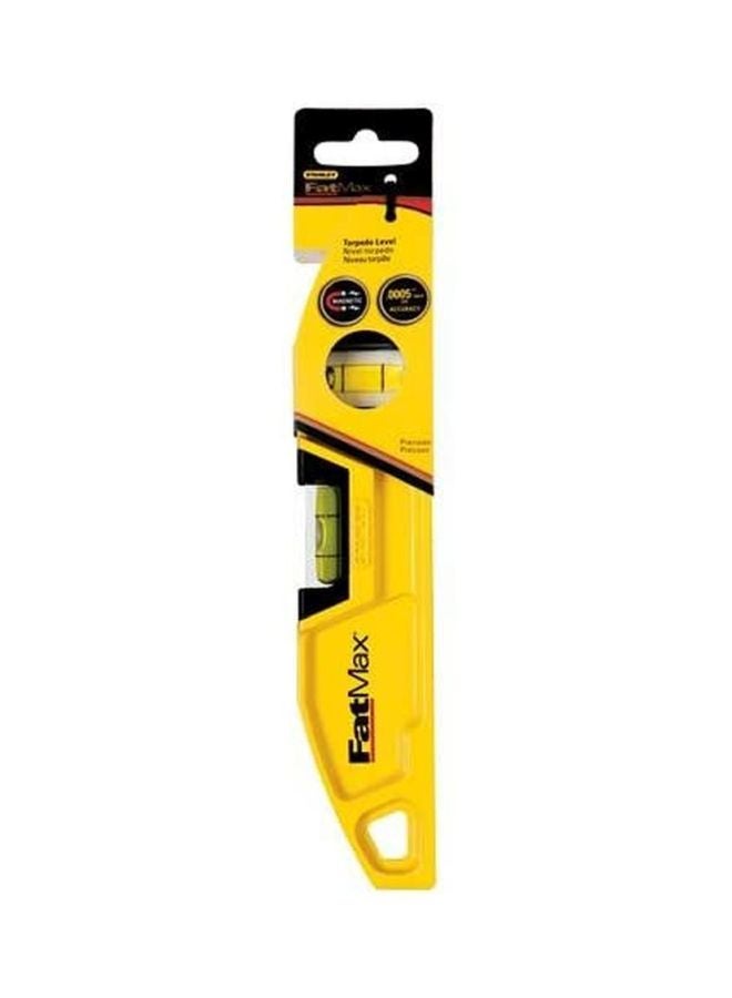 Stanley FatMax Torpedo Level Yellow/Black/Green 9inch  - Image 3