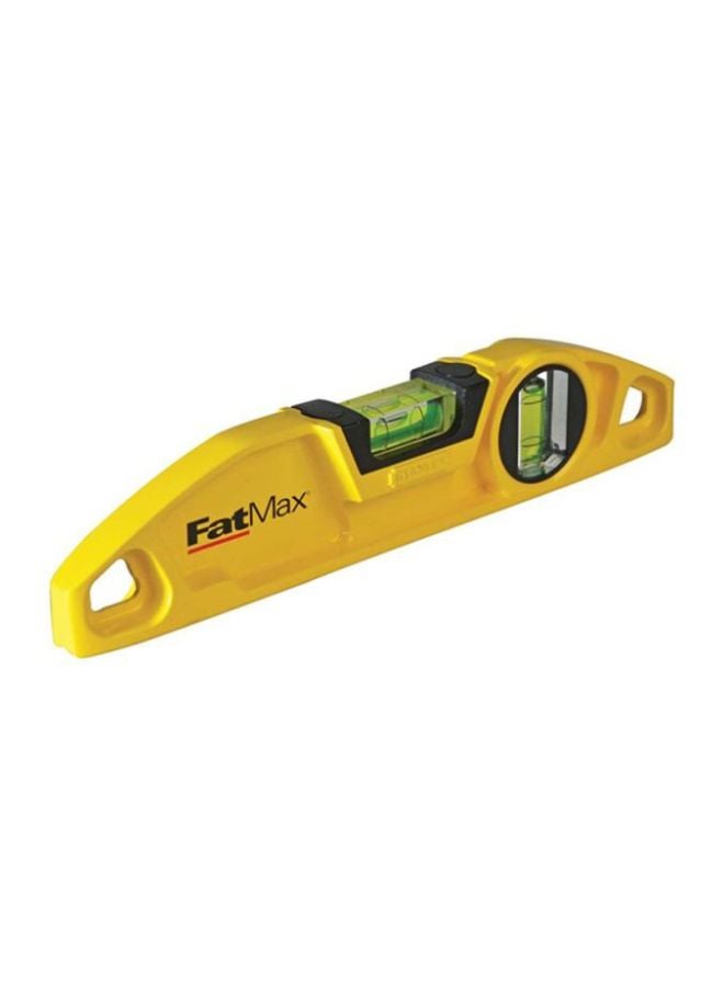 Stanley FatMax Torpedo Level Yellow/Black/Green 9inch  - Image 2