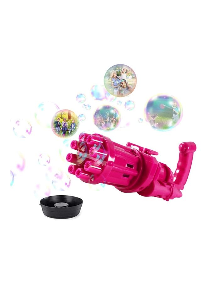 8-Hole Electric Bubble Maker Machine Gun Toy