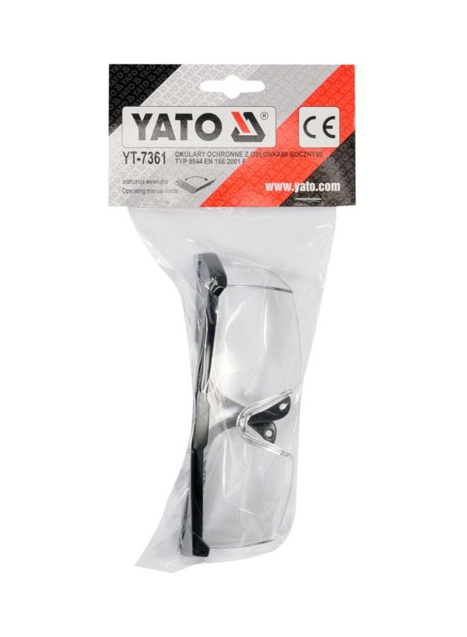 Yato Safety Glasses Clear/Black - Image 4