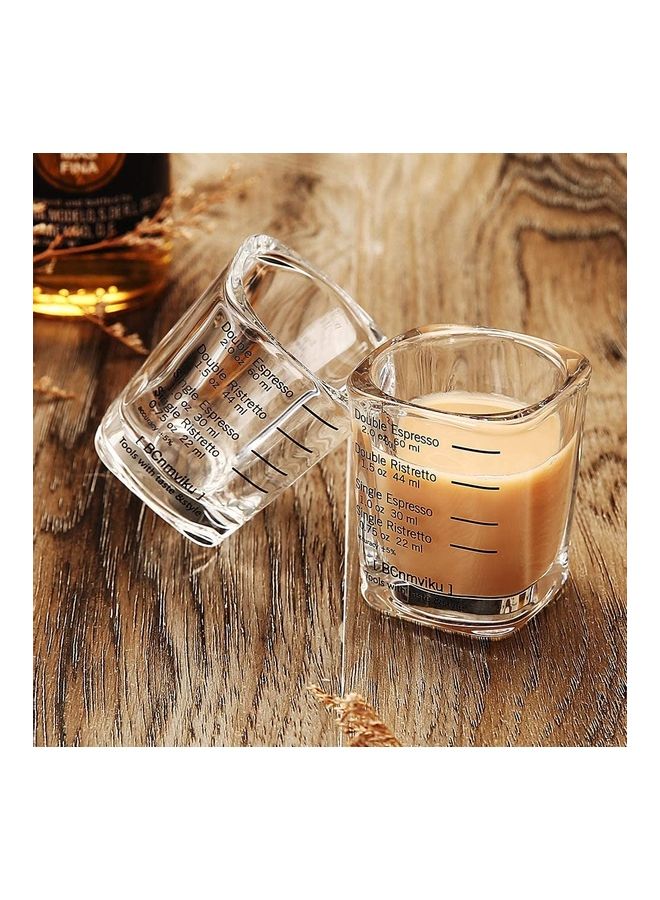 2-Piece Espresso Shot Glass Set Clear - Image 3
