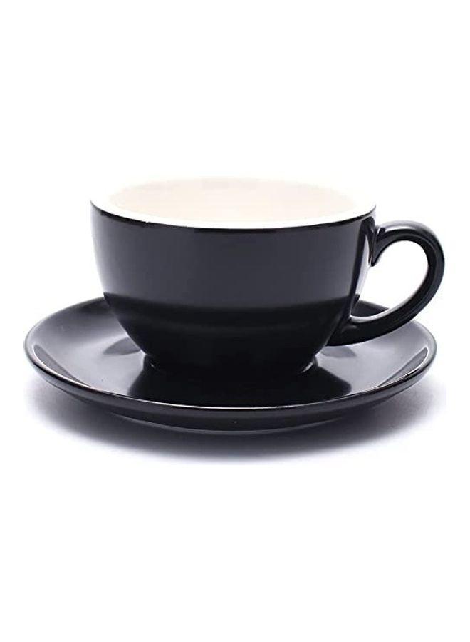 Espresso Cappuccino Coffee Mug Black/White  - Image 1