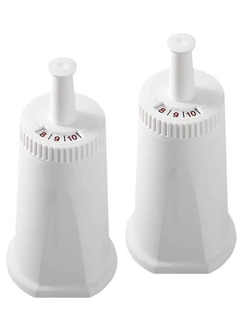 2-Pack of Replacement Water Filter for Breville Claro Swiss Machine White