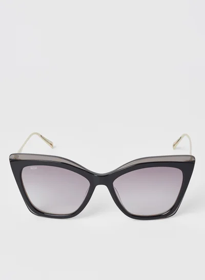 MCM Women's Full Rim Acetate Butterfly Sunglasses - Lens Size: 55 mm