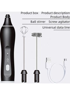Generic 3-Speed Hand-Held Electric Rechargeable Foam Machine Black  - Image 5
