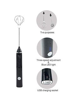 Generic 3-Speed Hand-Held Electric Rechargeable Foam Machine Black  - Image 5
