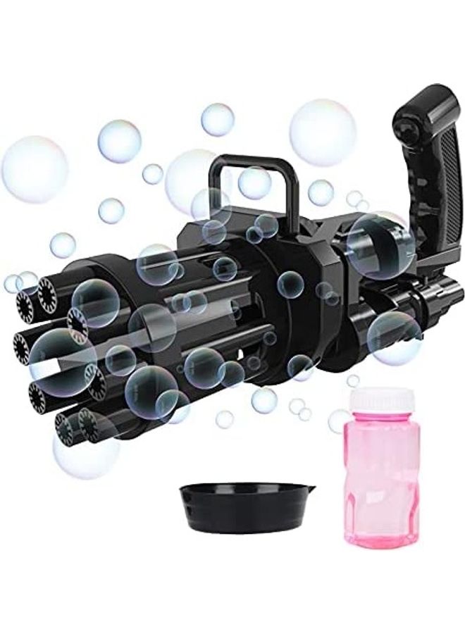 8-Hole Electric Bubble Maker Machine Gun Toy - Image 1