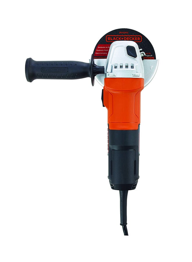 BLACK+DECKER Angle Grinder Orange/Silver/Black 155mm  - Image 4