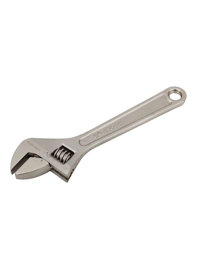 LAWAZIM Adjustable Wrench Silver 6inch - Image 1