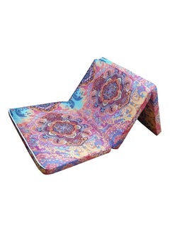 Folding Foam Mattress Multicolour 180x90x6 cm Multicolour