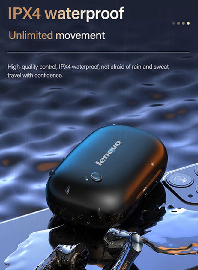 QT81 TWS Bluetooth In-Ear Earbuds With Charging Case Black/Blue/Silver